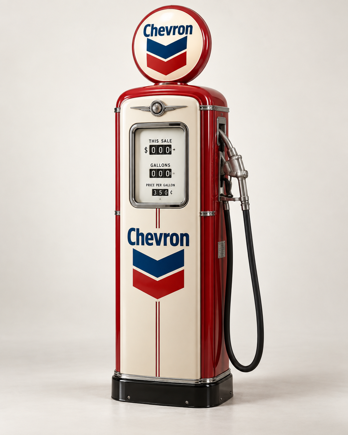 Presentation image from the Society’s petroliana material. Used to locate visible components; not a before-and-after restoration record.