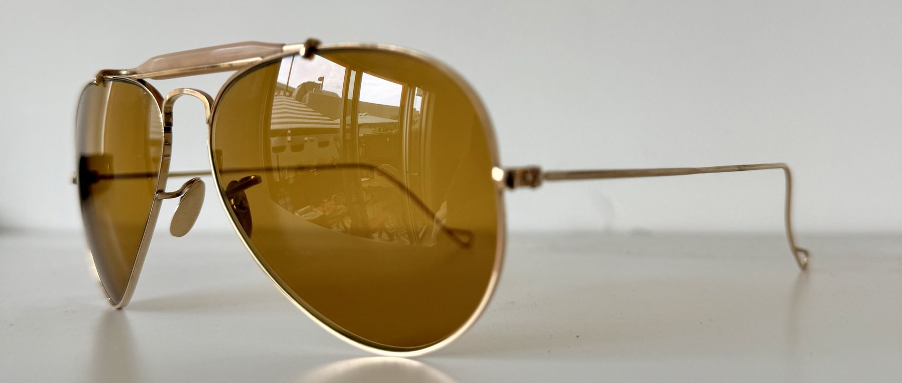 Bausch & Lomb — Ray-Ban Outdoorsman — Horn Bar, view 2